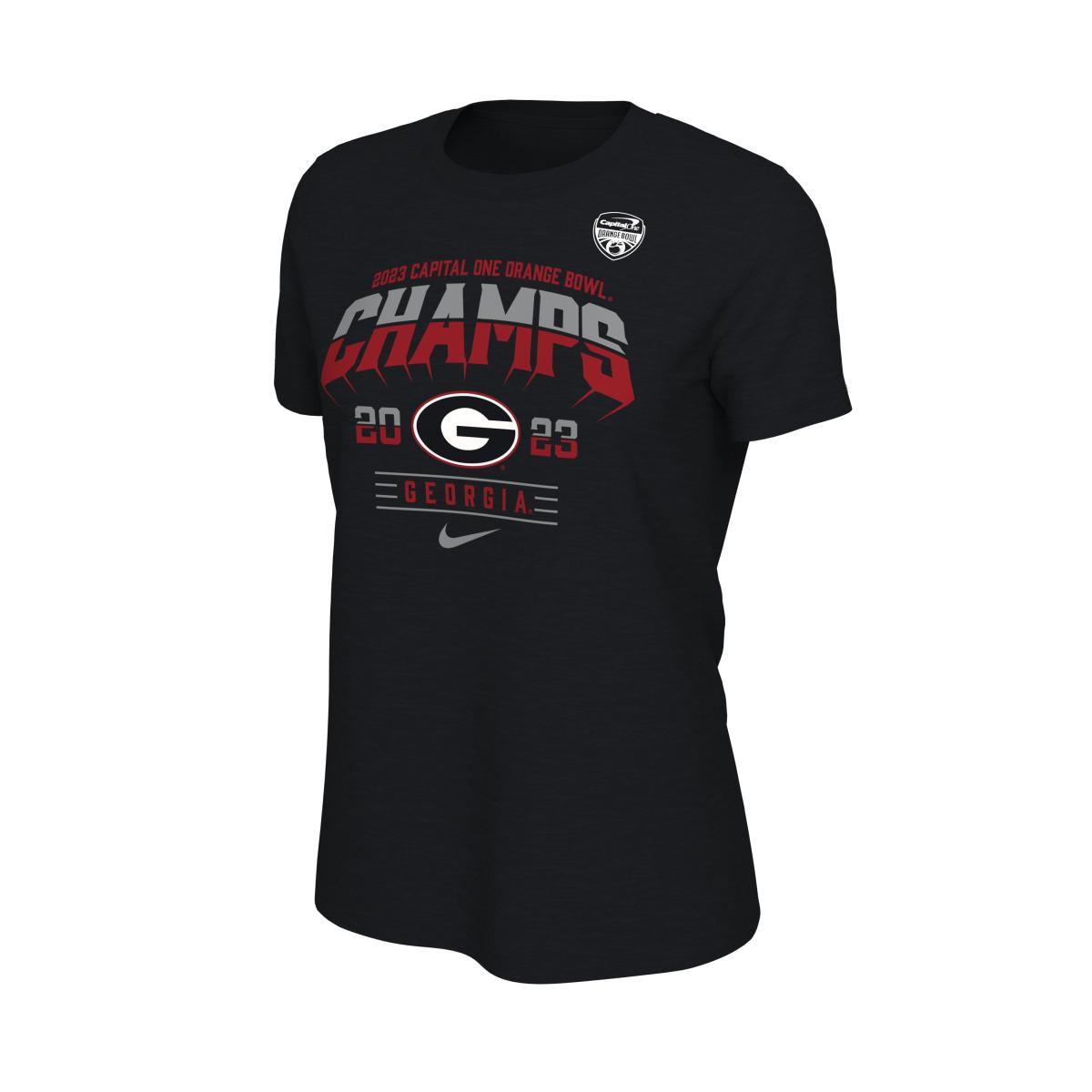 Georgia Bulldogs 2023 Orange Bowl Champions Women's Locker Room Tee